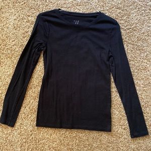 A New Day (Target) Black Long Sleeve Top